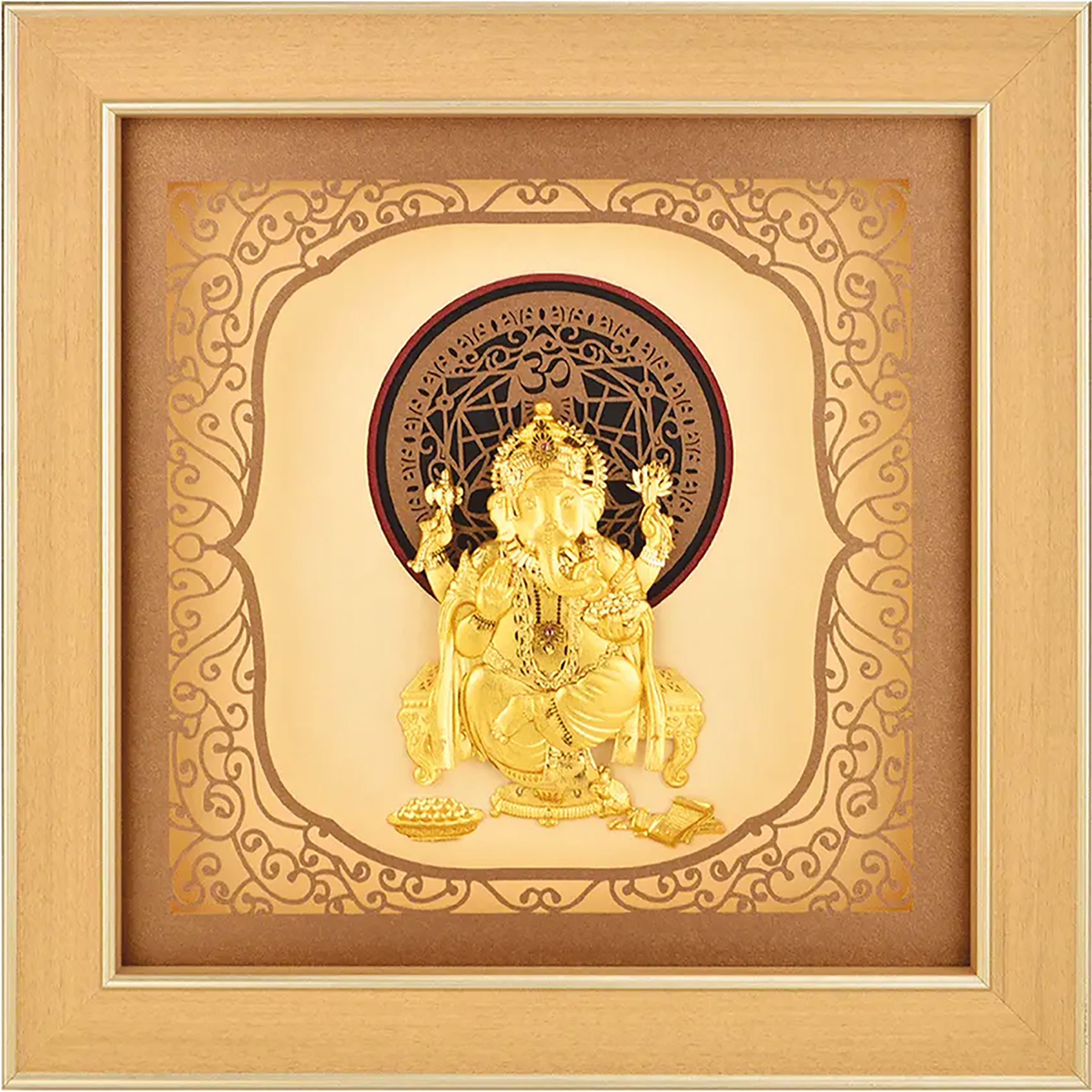 Aarya 24kt Gold Gifting Frame of Lord Ganesha: The Perfect Blend of Luxury, Tradition, and Affordability