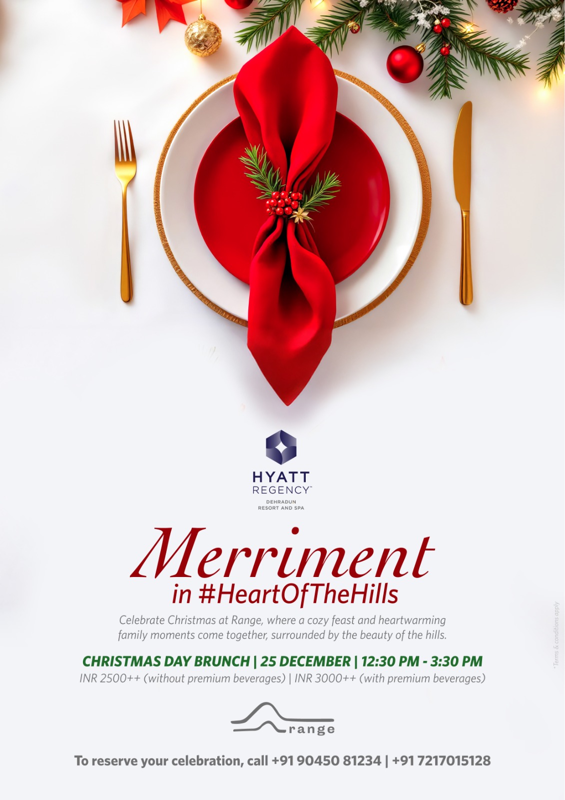 Hyatt Regency Dehradun Resort and Spa Unveils Enchanting Holiday Plans for Christmas and New Year