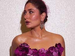 Kareena Kapoor Khan Stuns in Regal Purple Veil and Luxe Velvet Couture