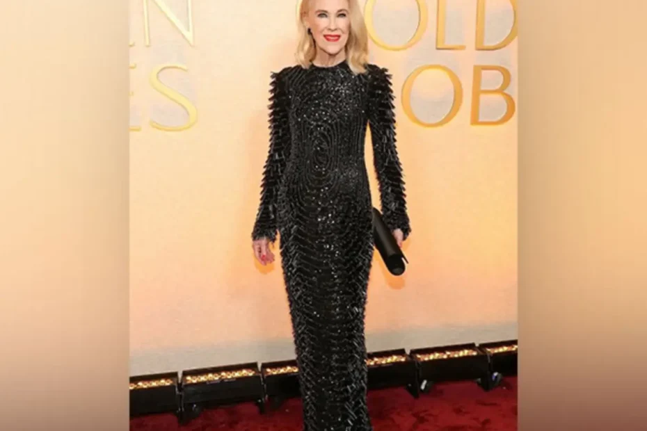 Catherine O’Hara Wears Rahul Mishra Gown For The Golden Globes