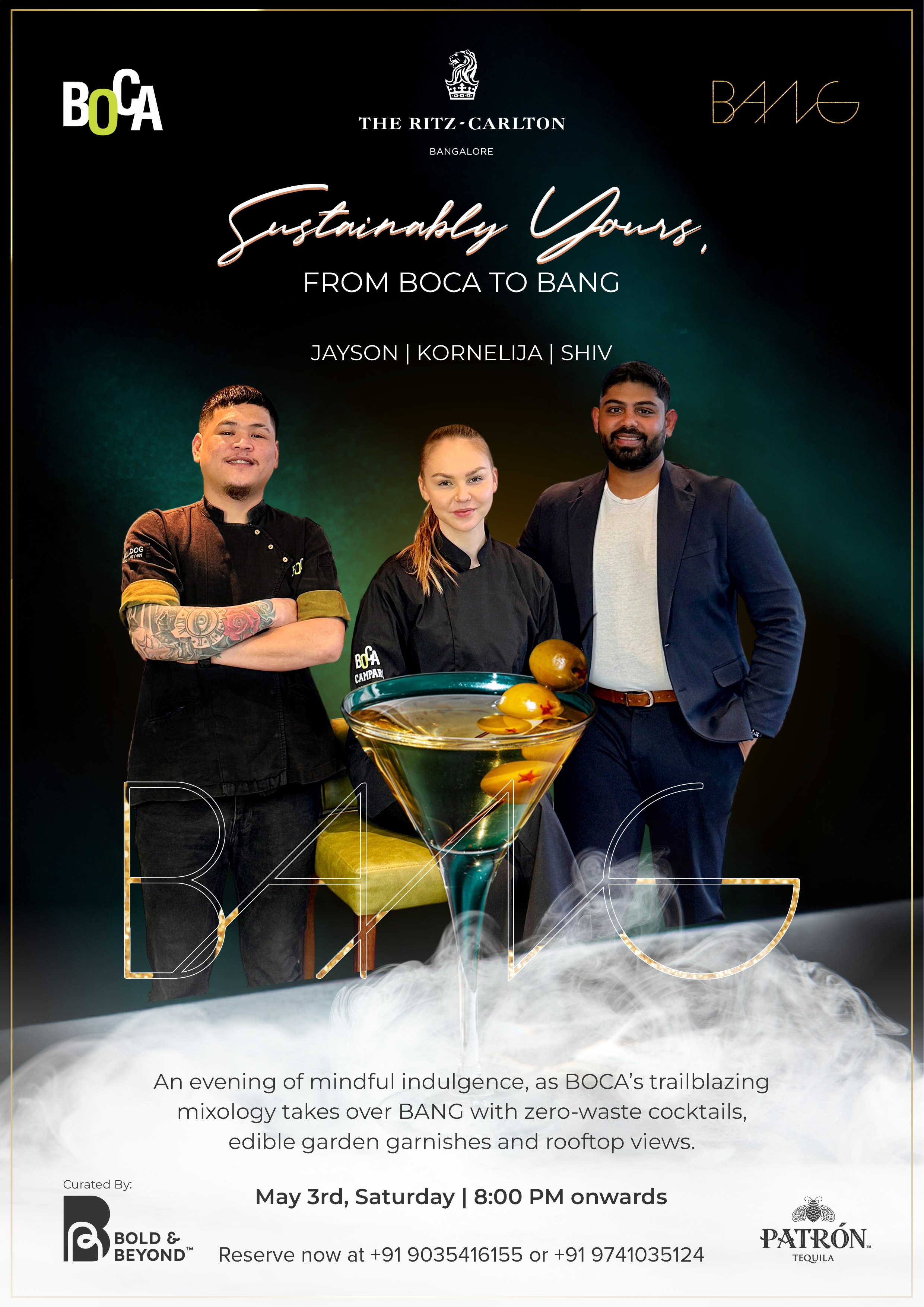 BOCA Dubai Makes its Bangalore Debut at BANG, The Ritz-Carlton Bangalore